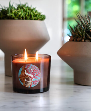 Relaxačná vonná sviečka | AQUAMARINE & SEA SALT ELEMENTI