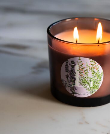 Relaxačná vonná sviečka | LAVENDER & THYME ELEMENTI