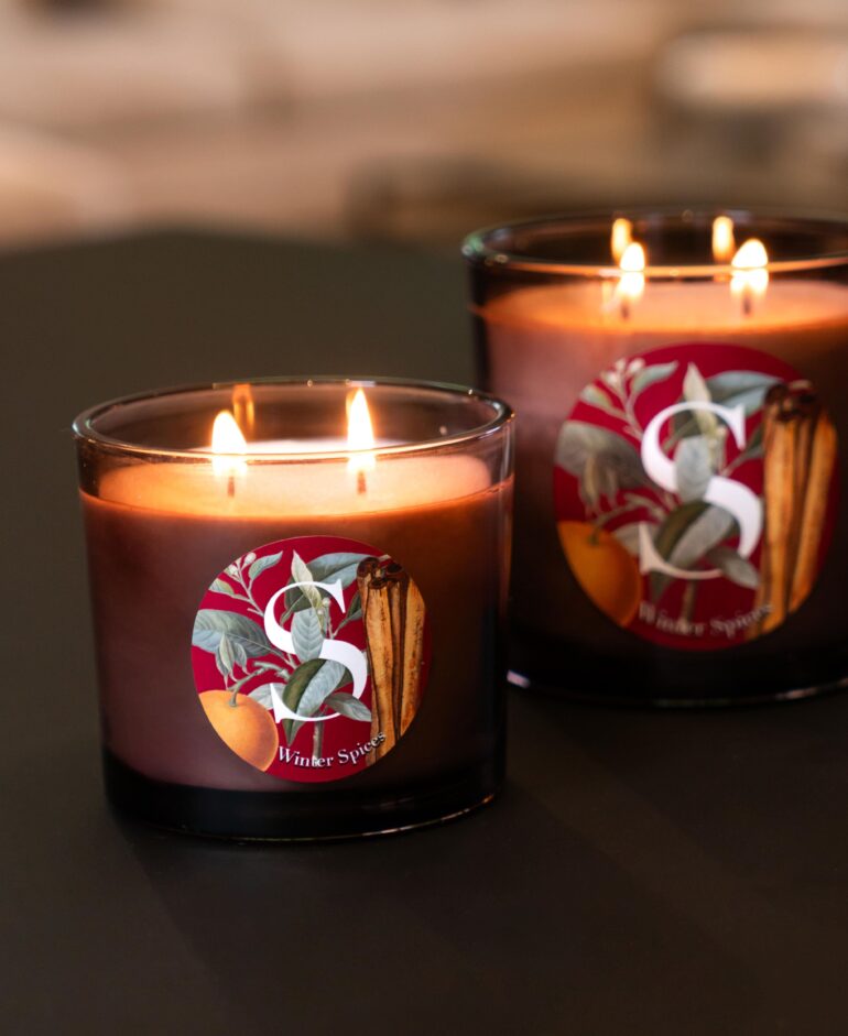 Relaxačná vonná sviečka | WINTER SPICES ELEMENTI